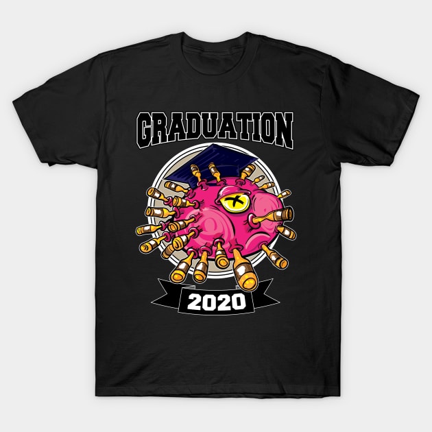 CoronaVirus Graduation T-Shirt by eShirtLabs